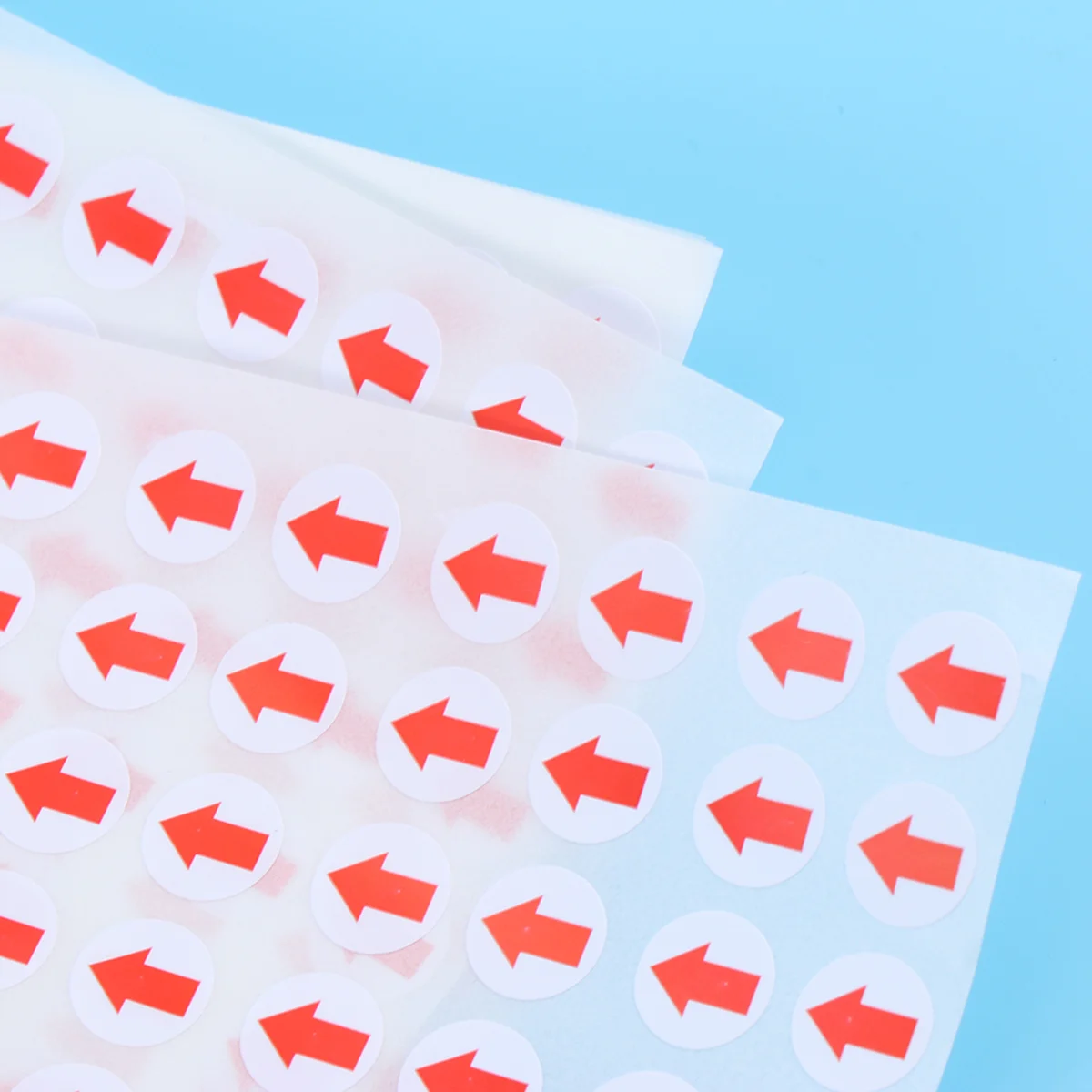 3200 PCS Arrows Product Inspection Sticker Stickers Dot Adhesive Labels Circle Paper Round Indicator