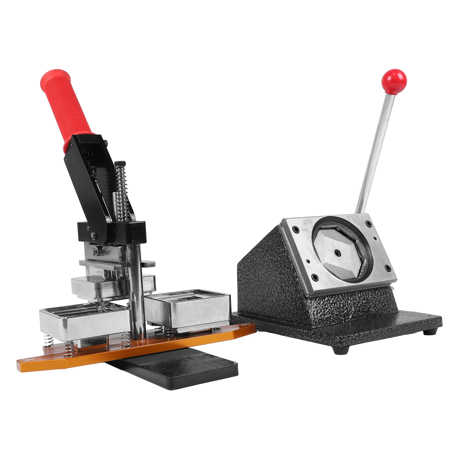 

50*50mm Square DIY Refrigerator Badge Press Kit W/100 Set Making Supplies Photo Magnet Making Kit for Crafting Home Use Business