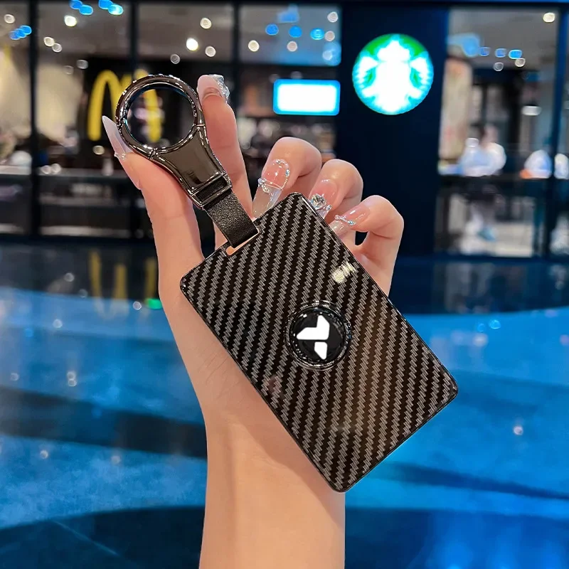 For NIO Firefly Car NFC Induction Charging Pile Card Holder Protective Cover High-End Key Shell Buckle