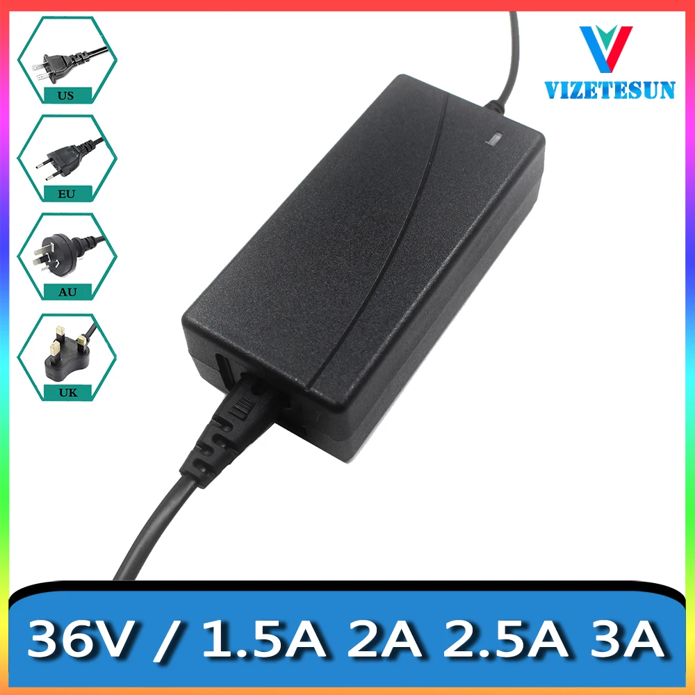 36V 1.5A 2A 2.5A 3A Voltage Regulator Power Cord Electric Blanket BBQ Grill Oven Power Adapter