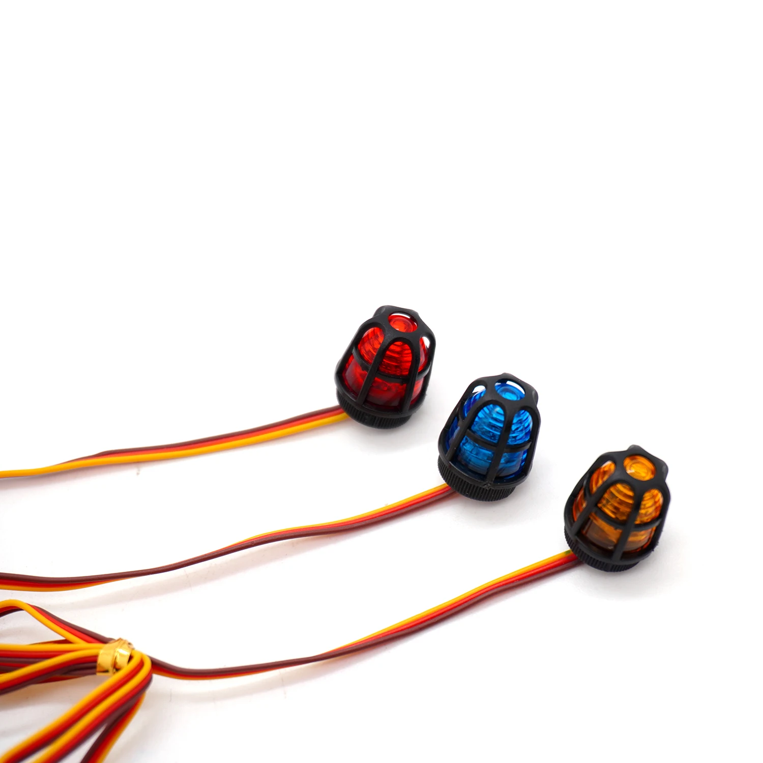 1/14 1/10 Tamiya RC Excavator Truck Cars 9/10*15mm Multi-function LED Light for Remote Control Trailer Tipper Car-Y96A DIY Parts