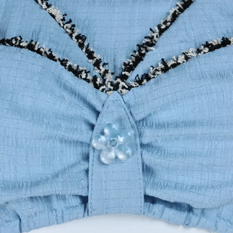 ชุดคอสเพลย์แพดเม อามิดาลา ชุดเดรสสีน้ำเงิน ชุดผู้หญิงพร้อมเสื้อและกระโปรงสำหรับฮาโลวีน งานคาร์นิวัล บทบาทการต่อสู้ในอวกาศ