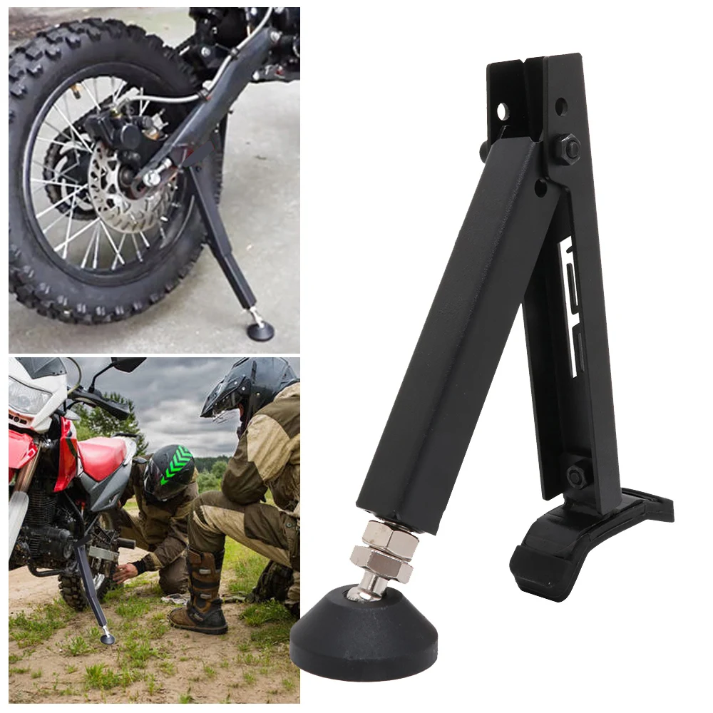 General Labor-saving Lifting Frame Black Motorcycle Front Rear Lift Foldable Paddock Stand Wheel Stand NEW