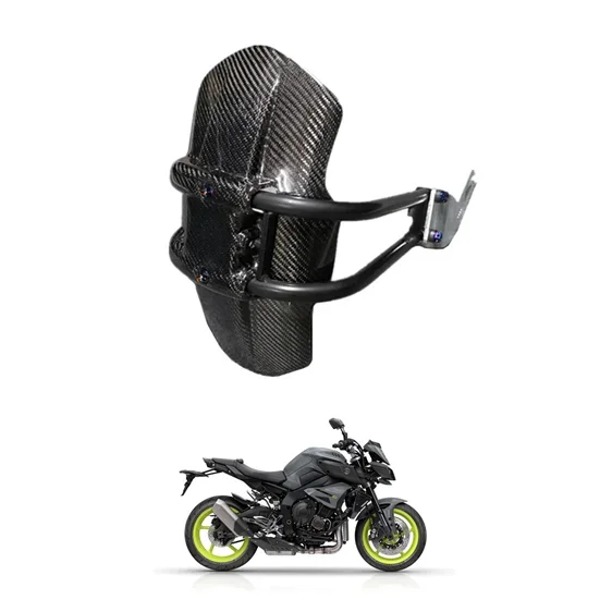 

Для YAMAHA MT03 MT07 MT09 MT10 MT125 XJR1300 Интегральные аксессуары для мотоциклов, задняя шина из углеродного волокна, крыло