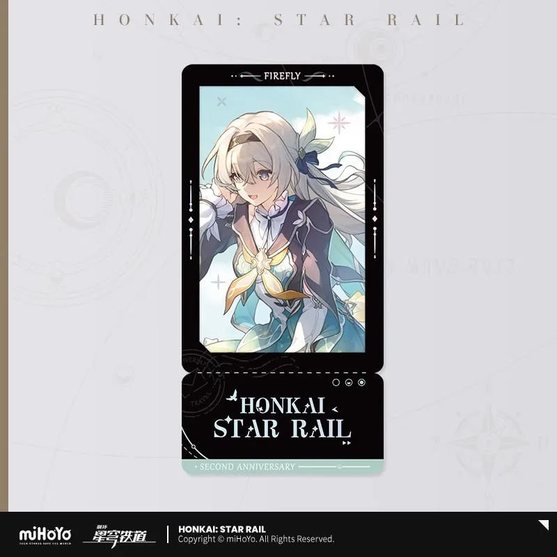 Official miHoYo Honkai:StarRail Autumn Festival Collection Film-like Card Anime Game Merchandise Accessories Pin