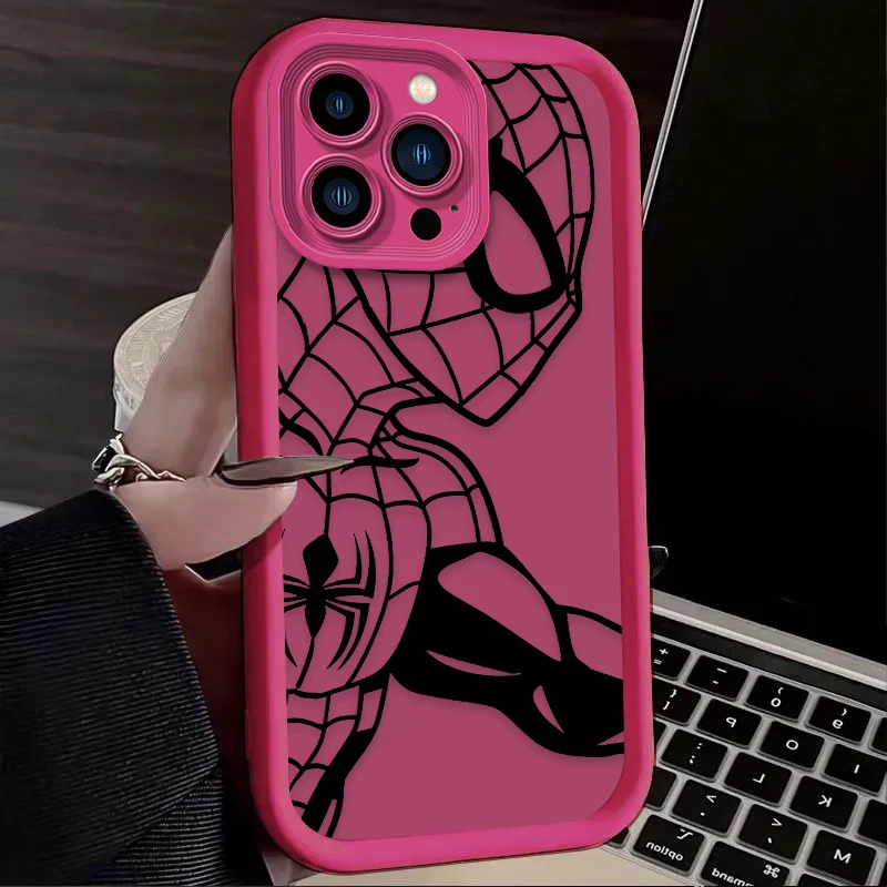 Coque de téléphone Marvel Spider-man Venom, étui antichoc pour IPhone 16 16E 15 14 13 12 11 Pro Max X XS X S Max XR SE 2020 SE4 7 8
