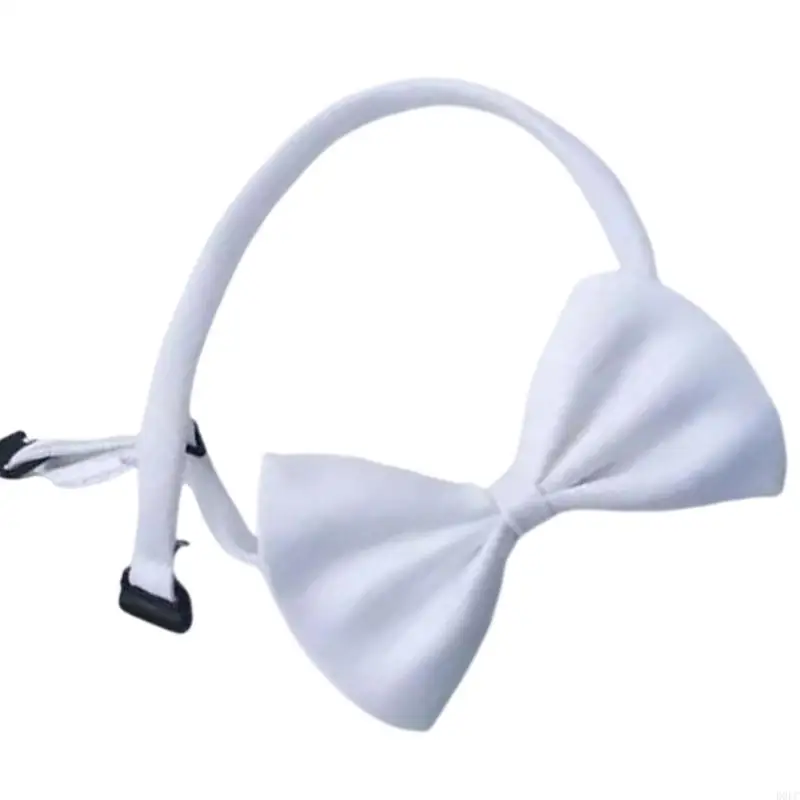 Elastic Bowtie Adjustable Necktie For Adult Children Unisex Adjustable Bowtie Party Formal Event Dressingup Accessories