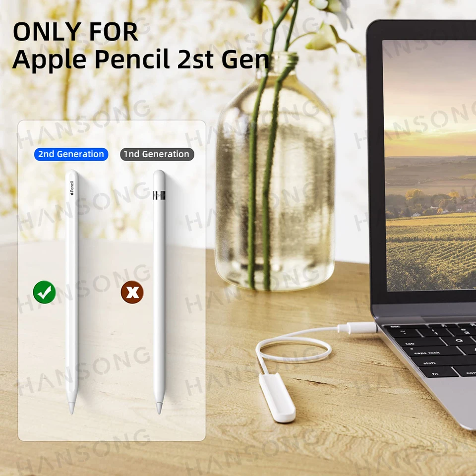 Apple用第2世代ワイヤレス充電器,iPad用磁気充電器,ペンシル