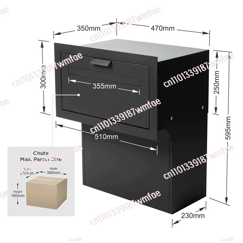

Anti-theft Express Cabinet, Home Office Document Parcel Box, Export Mailbox, Personal Delivery Cabinet.