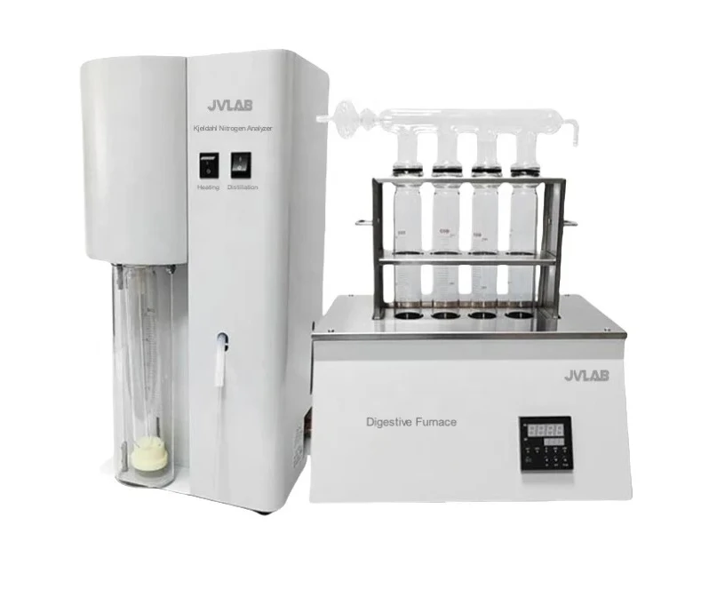 

Полуавтоматический анализатор азота по Кьельдалю KDN-04C, печь для разложения, анализатор белка, лабораторный прибор