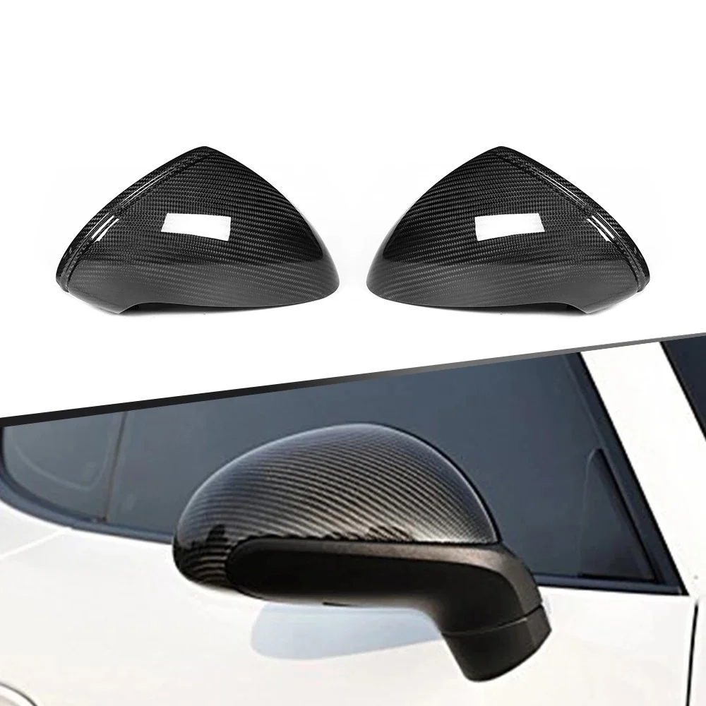 

Fit For Porsche 911 981 Boxster Cayman Dry Carbon Fiber Real View Mirror Cover Caps Replacement Style Only For Left Hand Drive