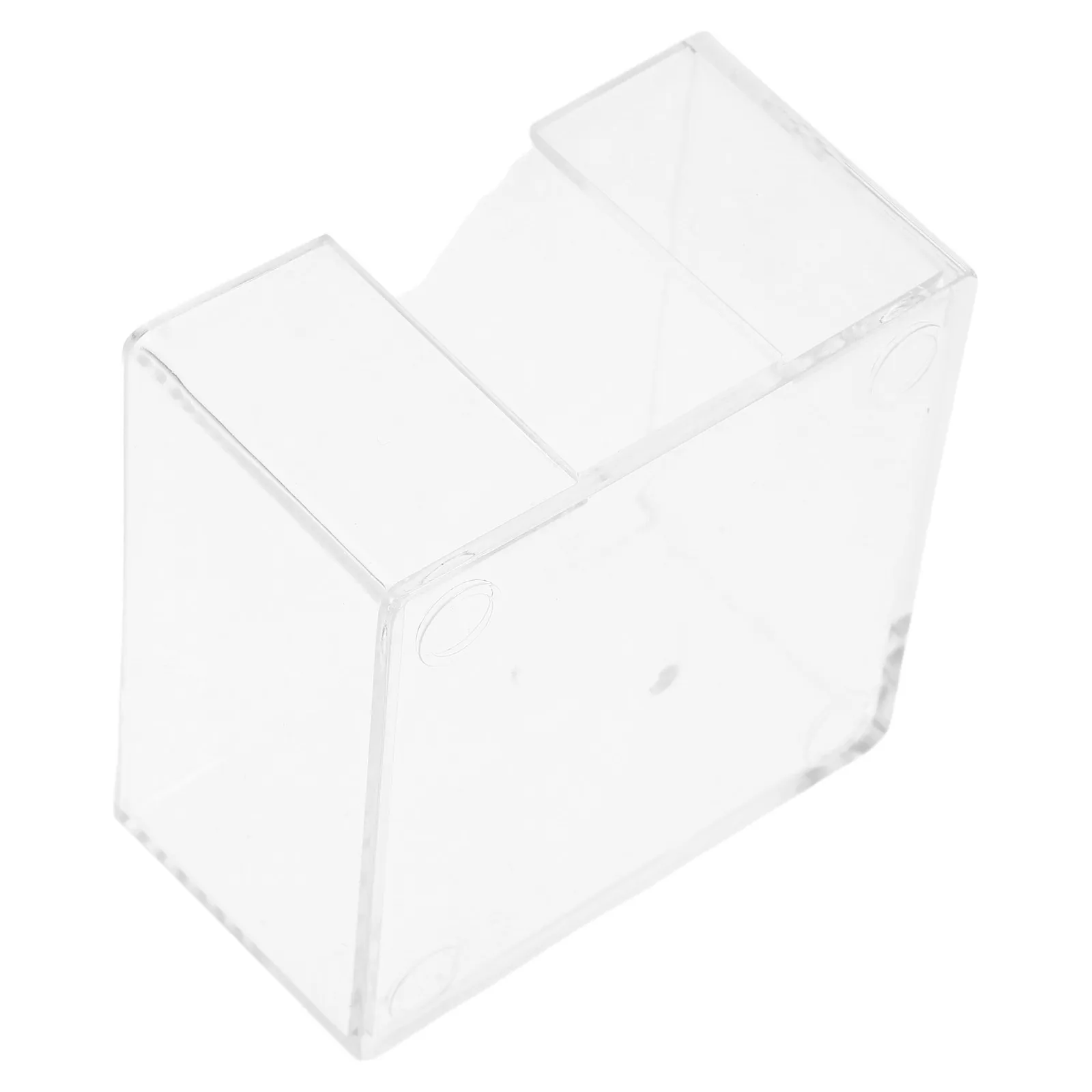 

Clear Acrylic Holder for Desk Notepad Organizer Transparent Memo Pad Dispenser Home Office School Use