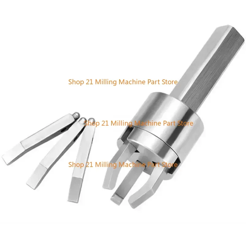 16 20 25 32 CNC Automatic Square Puller Three Jaws Back-Pull Extractor Lathes Drawing Tool Square Round Bar Puller