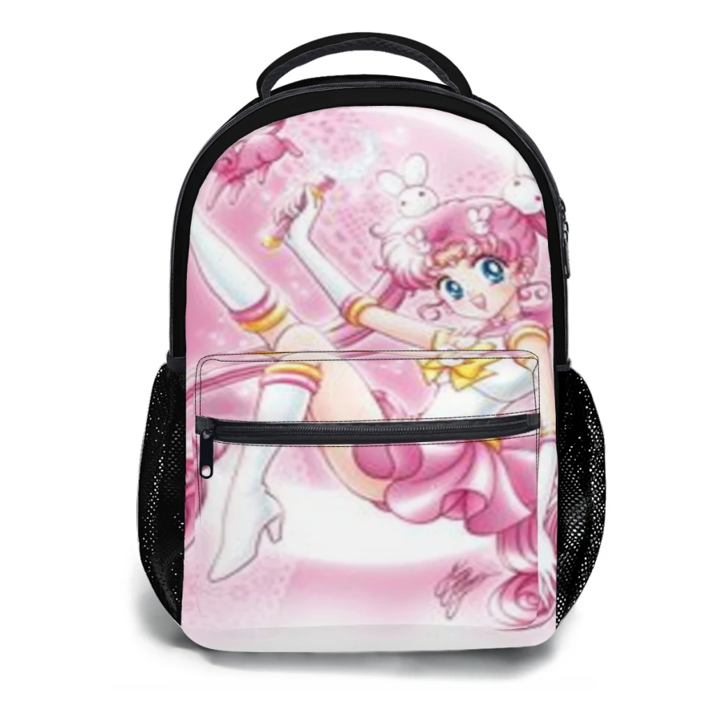 SAILOR-MOON-mochila impermeable de alta capacidad para niños y niñas, morral escolar para ordenador portátil, 17 pulgadas ﻿ ﻿