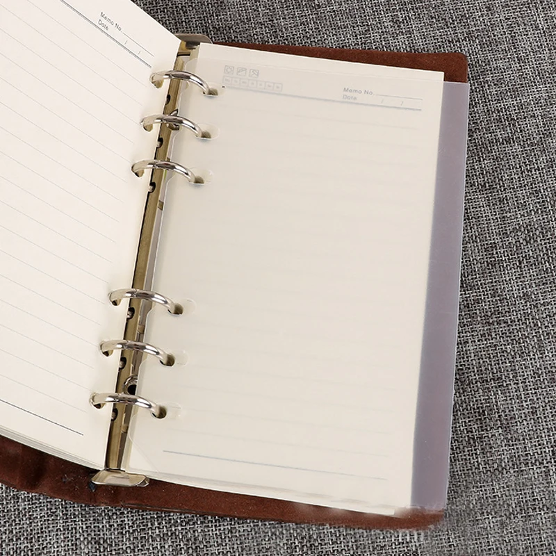 5pcs A5 A6 A7 B5 A4 Loose-Leaf Divider Baffle PP Transparent Matte Protecting Inner Paper Spacer Organizer Separator Board Pages