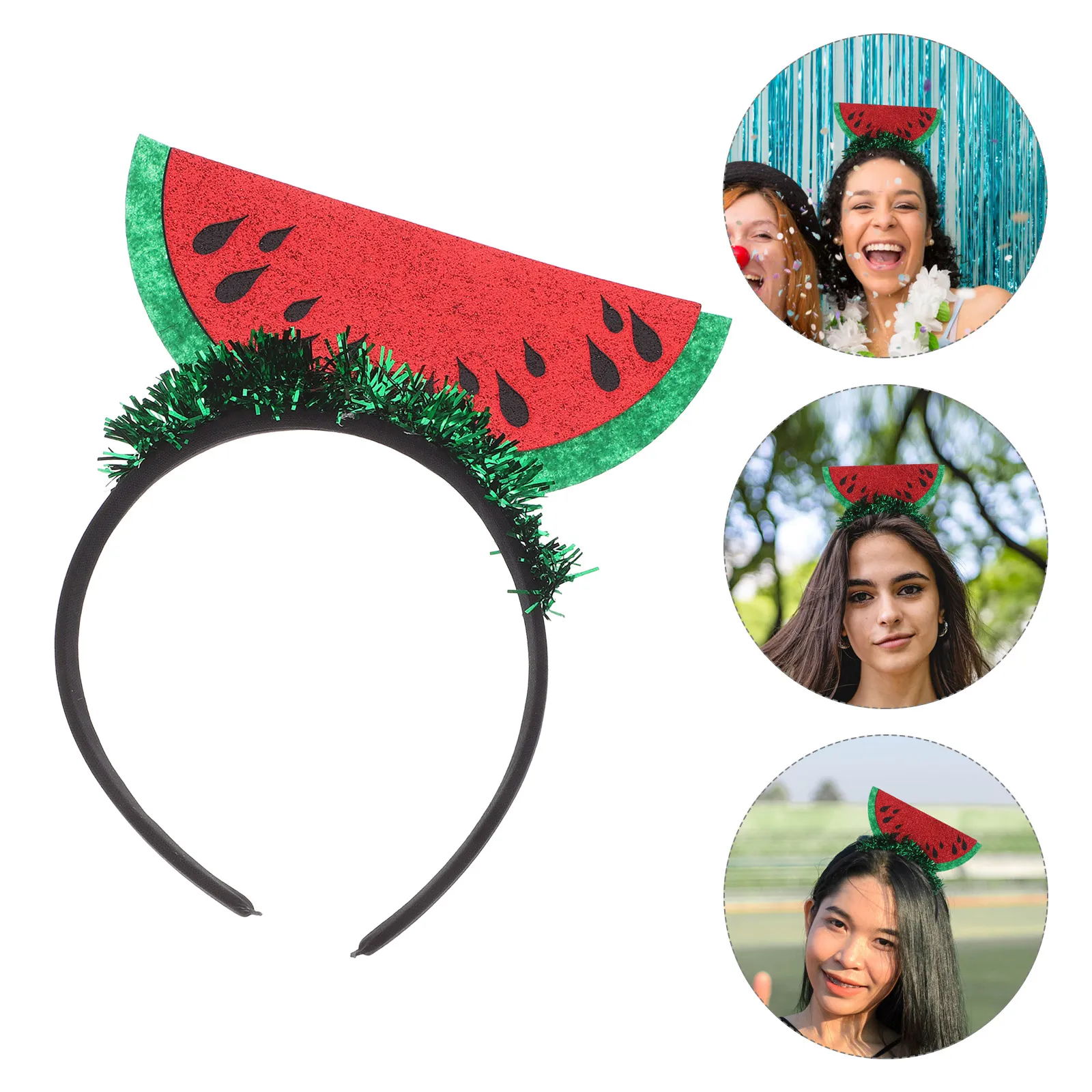 

Headband Cute Fruit Hairband Headgear Costume Accessories Adult Headbands Fun for Women Greeter Cosplay