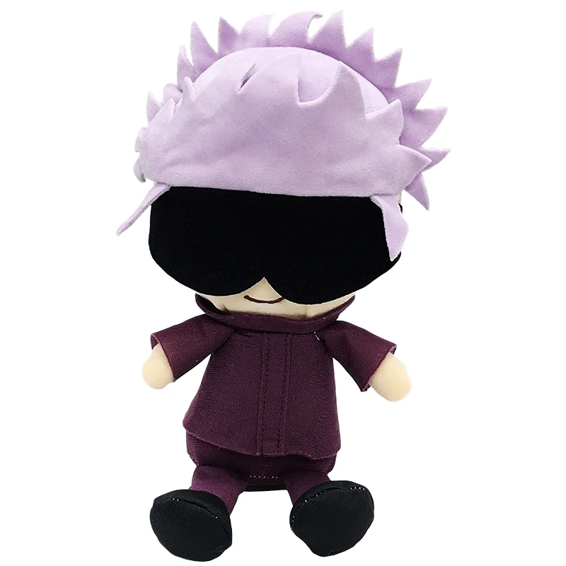 25cm Japan Anime Jujutsu Kaisen Plush Stuffed Toys Gojo Satoru Itadori Yuji Cartoon Figure Doll Kids Birthday Gifts Kawaii Decor