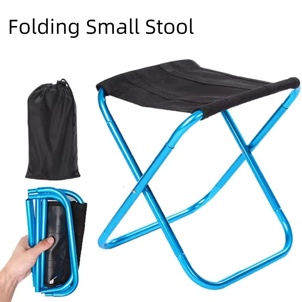 

Wear-resistant Foldable Fishing Chair Strong Load-bearing Sturdy Folding Small Stool Handbag style Crossbody