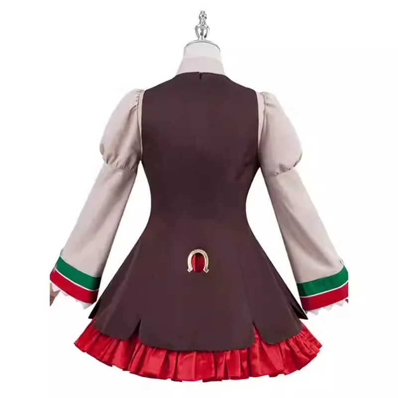 Anime Game Pretty Derby Nice Nature Cosplay Costume Wig Sets Nice Nature Cosplay Shoes Halloween Role Play Costume Sets