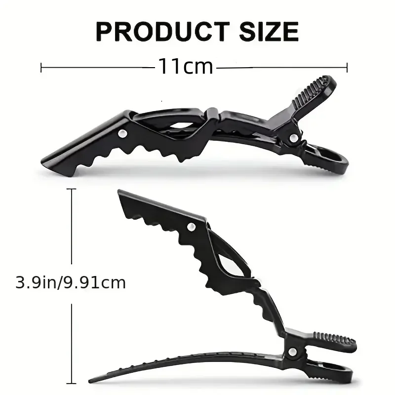 5PCS Alligator Hair Clips Hairdressing Clamps Claws Section Clip Barber Crocodile Hairpin Salon Styling Tools Hair Accessories