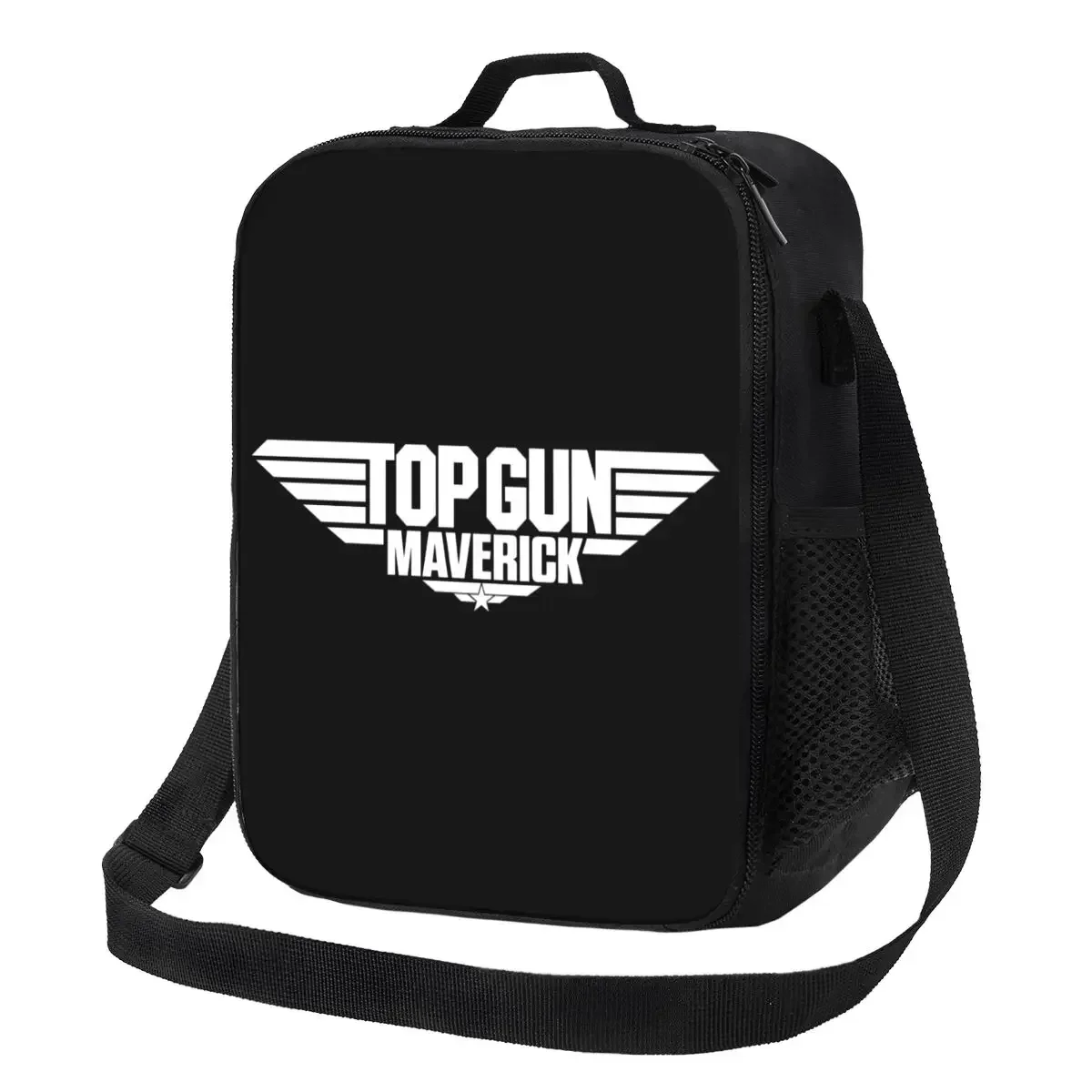 

Изготовленная на заказ сумка для обеда Top Gun Maverick для мужчин и женщин, термохолодильник, изолированные ланч-боксы для офиса для взрослых
