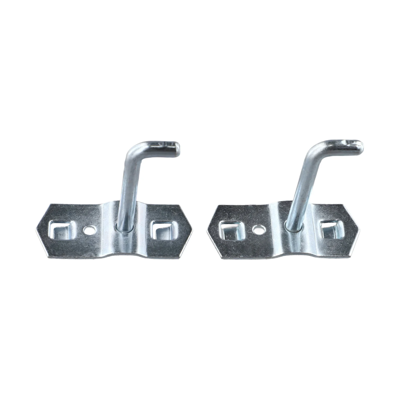 Set of 10 For tool holder hooks 50mm with sloping ends for pegboards providing secure and convenient For tool storage