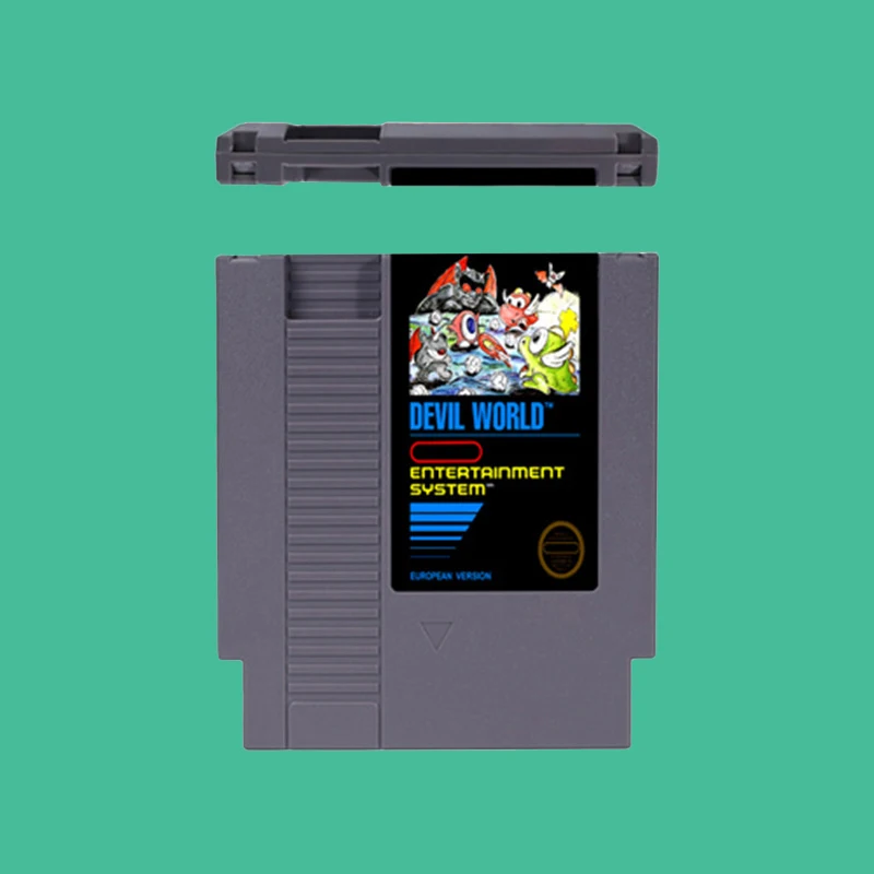 Devil World- 72 pins Game Cartridge for 8bit NES Video Game Console