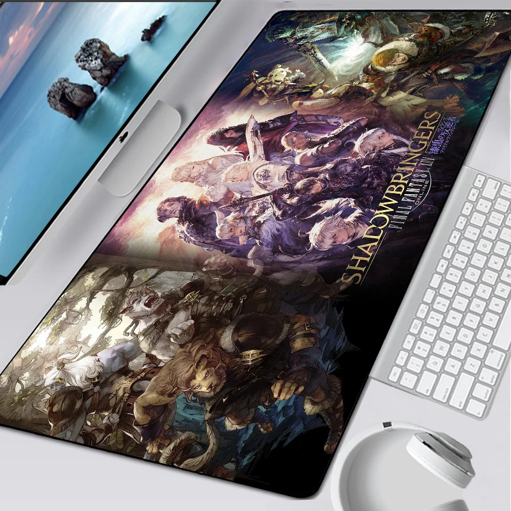 Final Fantasy XIV Online Large Gaming Mouse Pad Computer Mousepad PC Gamer Mouse Mat Laptop Mouse Carpet Keyboard Mat Desk Pad
