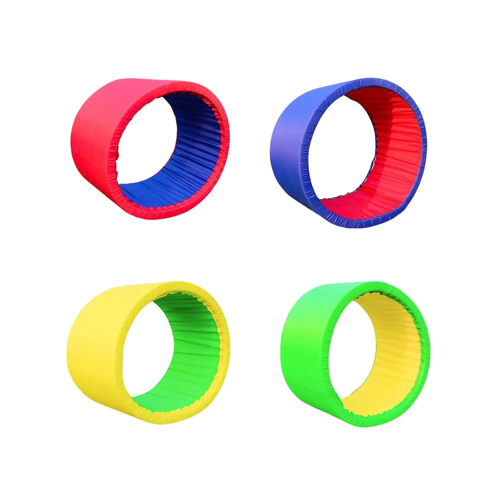Crawling Circle Game Props Sports Props Parent Child Sports Toys Outdoor Physical Games Rolling Wheel for Party School Birthday
