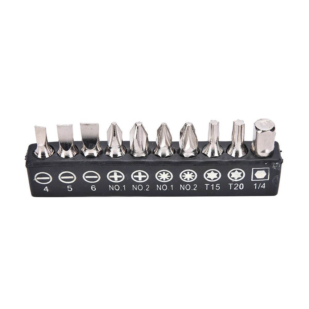 10pcs/Set Electric Alloy Steel Screwdriver Bits For Screwdriver Set Multifunctionl Versatile Screwdrivers, for electronic tool