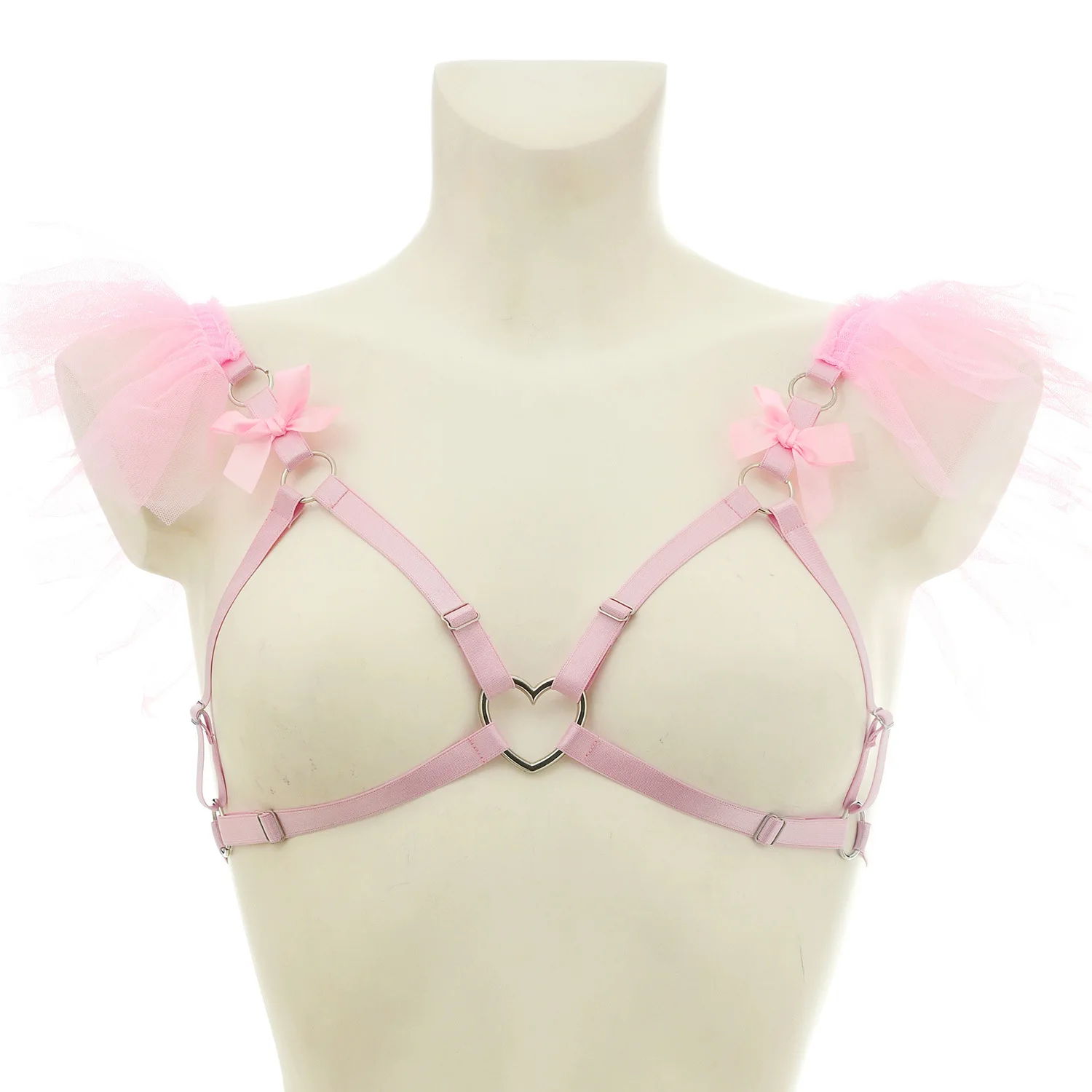 فاسق القوطي الملابس الداخلية الوثن الهذيان ارتداء مشد الجسم قفص المرأة عبودية الجسم تسخير الصدرية المحاصيل الأعلى قفص الصدرية مثير الملابس الداخلية #1