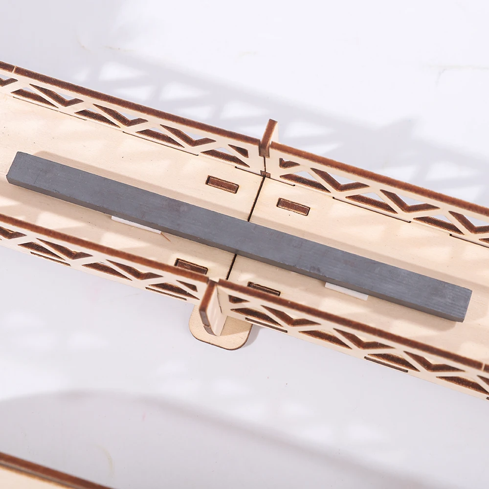 Modèle de train maglev en bois à construire soi-même, train à lévitation magnétique, jouet éducatif STEM, kit scientifique pour enfants et adolescents