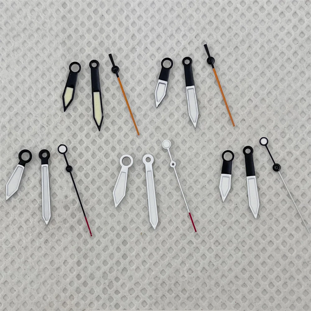 Black White Watch Hands Green Luminous Hands Fit NH34 NH35 NH36 NH38 NH39 NH70 NH72 Movement
