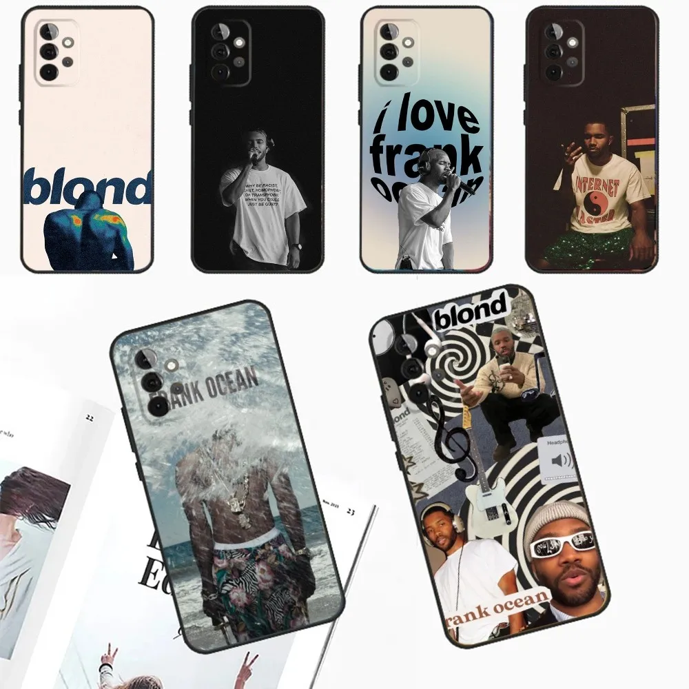 F-Frank Ocean B-Blonde Phone Case For Samsung Galaxy A13,A21s,A22,A31,A32,A52,A53,A71,A80,A91 Soft Black Phone Cover