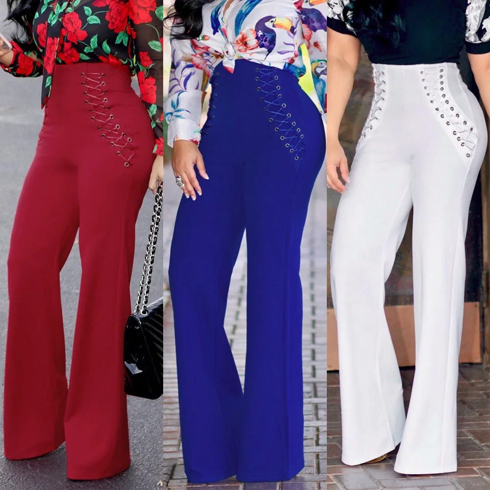

Nightclub Double-breasted Corns Strap Pants Multi-color Nightclub Clothes