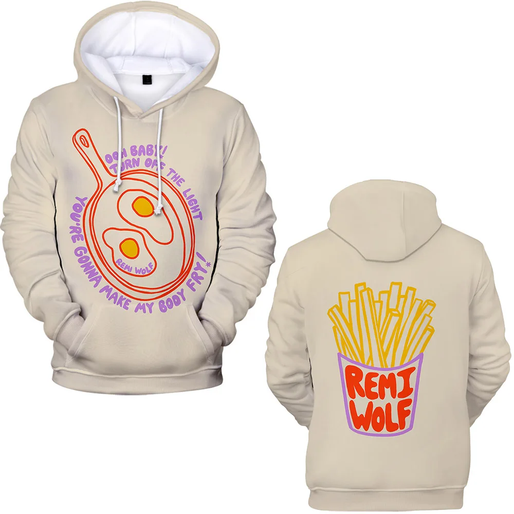 Remi Wolf Hoodie 3d Lange Mouw Sweatshirt Heren Dames Hoodie Harajuku Streetwear 90S Social Star Jeugdige Mode Kleding