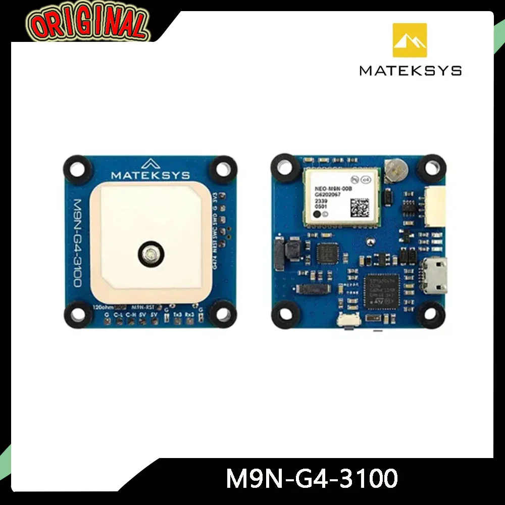 

MATEKSYS M9N-G4-3100 AP_Periph G474 CAN Node with NEO-M9N GNSS & RM3100, Supports DroneCAN, UART_MSP for RC FPV Drone