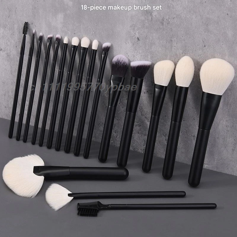 Makeup Brush Set Brochas De Maquillaje 18Pcs Soft Hair Eyeshadow Foundation Home Salon Daily Beauty Tool Kit Makeup Brush Set