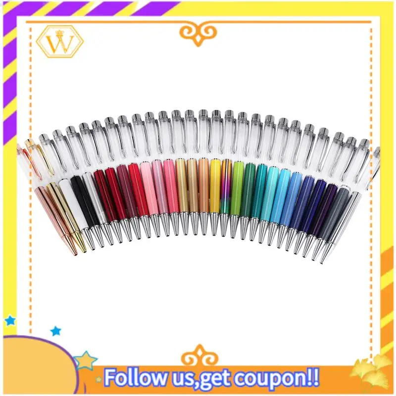 Latest-28 PACK Colorful Empty Tube Floating DIY Pens,Building Your Favorite Liquid Sand Pens Supplies For Many Occasions