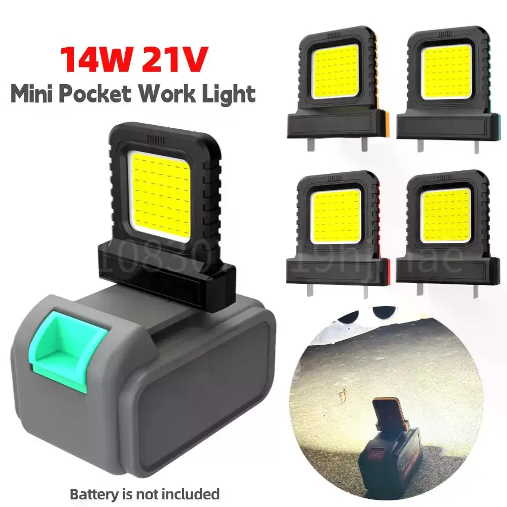 

Mini Pocket Work Light Long-Lasting Strong Light Super Bright Spotlight with 2 Lighting Modes Garage Car Repair Camping Lantern