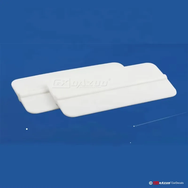 50 sztuk / partia 10 * 5 CM Winylowa mini niebieska ściągaczka filcowa Mini plastikowy skrobak Narzędzia winylowe