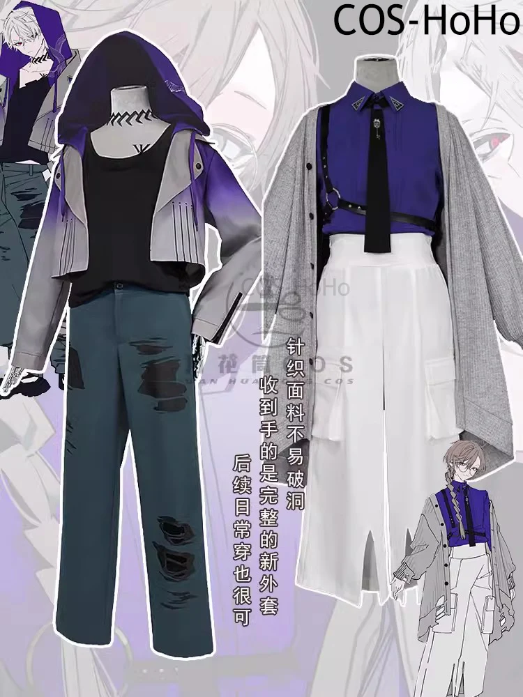 

COS-HoHo Vtuber Nijisanji Kuzuha Kanae Game Suit Casual Clothing Uniform Cosplay Costume Halloween Party Role Play Outfit