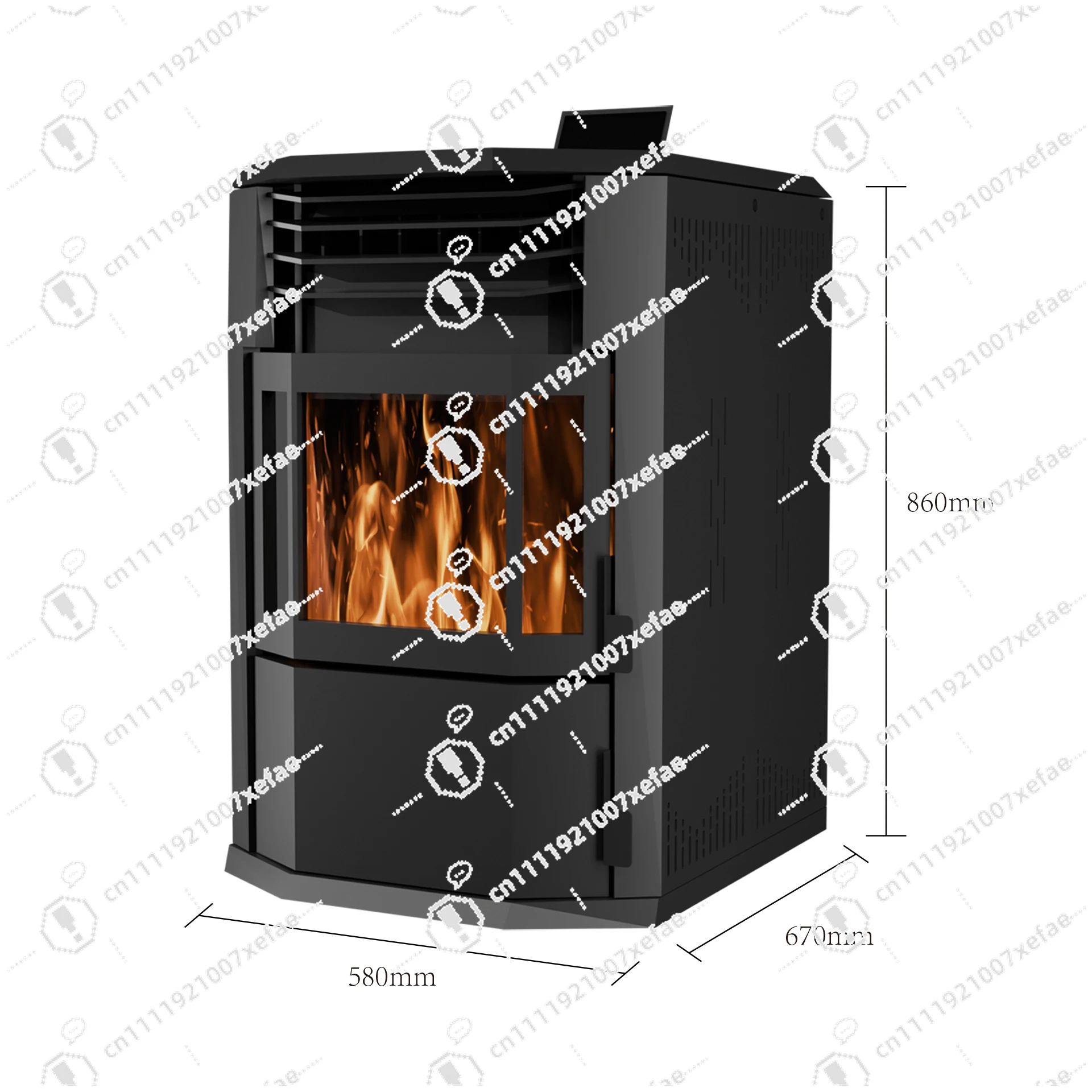 

Smokeless Granular Furnace for Biomass Heating of European Cast Iron Furnace High Efficiency Granular Heating Furnace