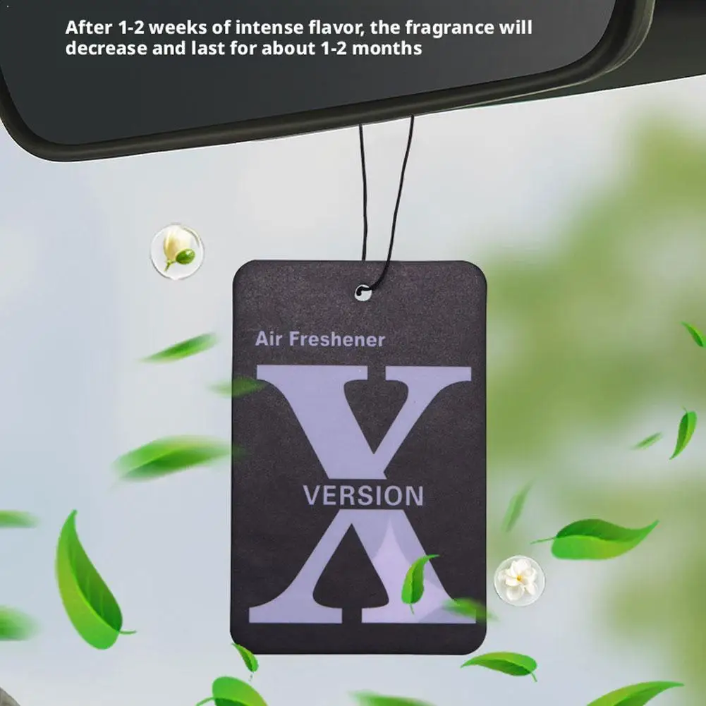 Car Aromatherapy Pendant Long-lasting Freshness Car Paper Fragrance Tablets Environmentally Friendly Solid Fragrance Tablets