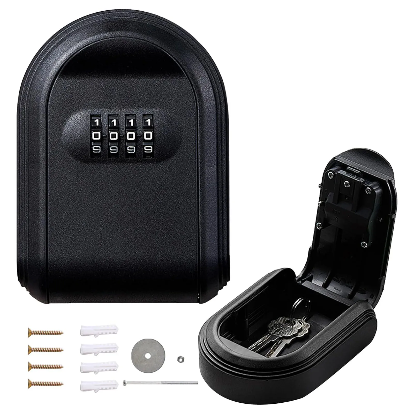 Wall Mounted Key Safe Box Waterproof and Wear-Resistant Key Cabinet Suitable for Spare House Real Estate