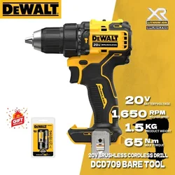 DEWALT DCD709N Cordless Compact Hammer Impact Drill Driver Hand Electric Screwdriver Dewalt 20V Brushless Power Tools DCD709