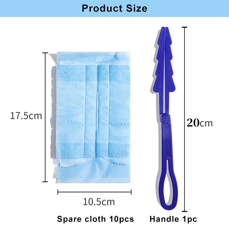 Duster Kit, 1 Duster + 10 Refills, For Home Maintenance, Dust Duster Durable Easy Install