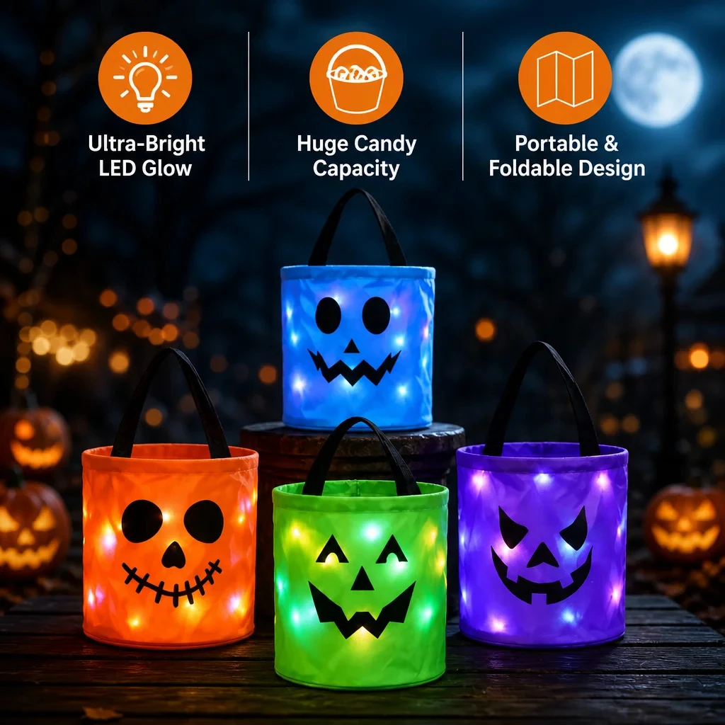 Halloween Leuchtender Kürbis-B – Halloween Pumpkin Decor Led Bewertung und Preis