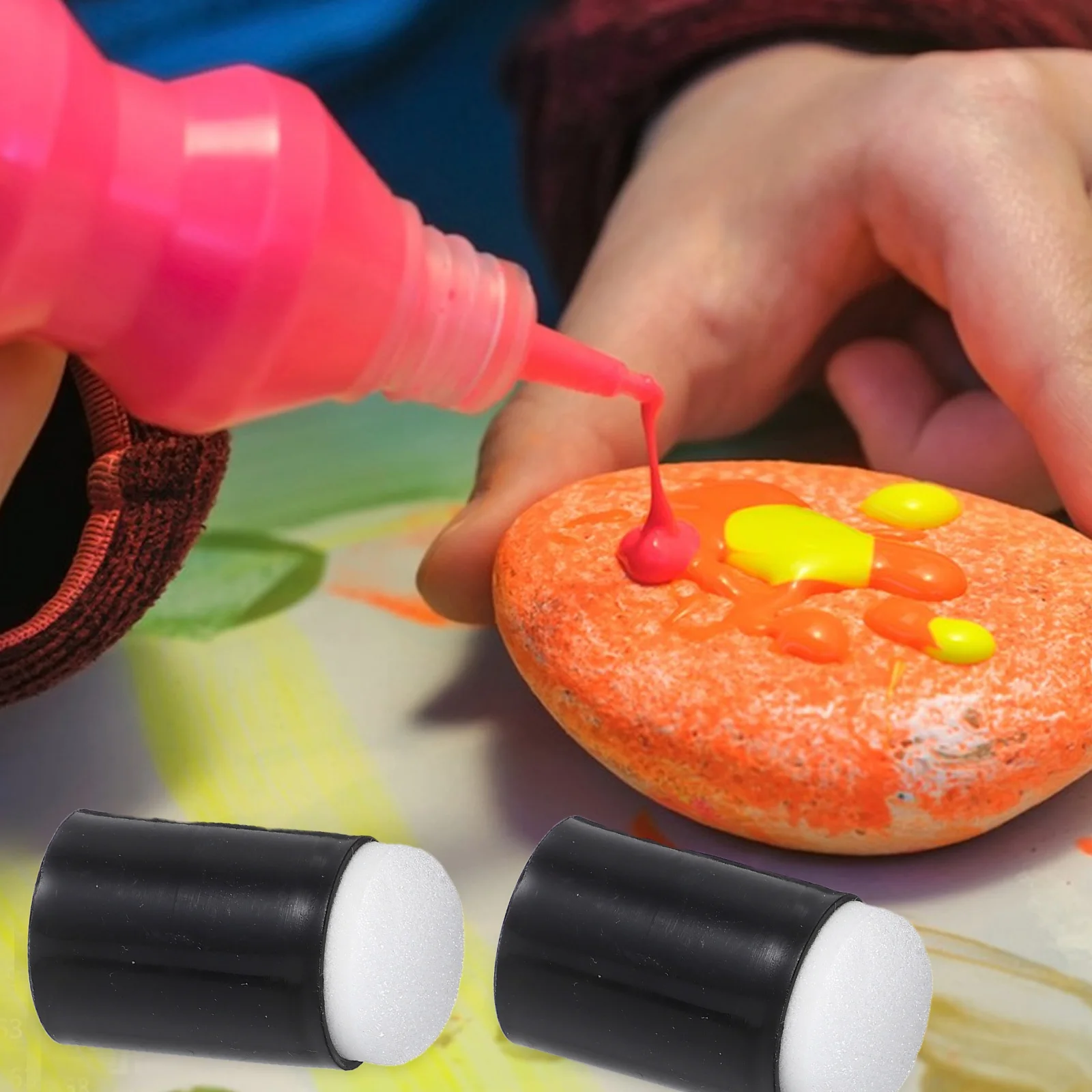 

Finger Drawing Sponge Craft DIY Ink Painting Tools Daubers Crafting Sponges Card Making