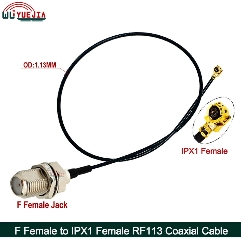 5~100CM RF113 U.fl IPX-1 MHF4 Female Jack or Male Plug to F Female Jack Connector Pigtail 4G WIFI Antenna Extension Cable Jumper